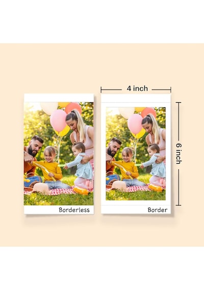 Dock Era 4pass Mobil Fotoğraf Yazıcı 10x15 Cm Bluetooth Bağlantılı, 10 Adet Fotoğraf, Retro Tasarım