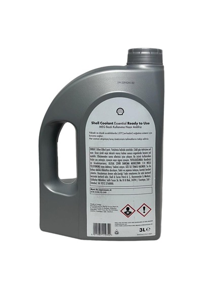 Hsgl Shell Coolant Essential 4 Mevsimlik Mavi Antifriz 3 Litre