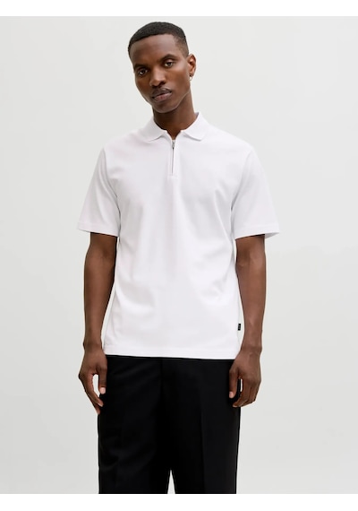 Jack & Jones Jack&jones Jprblaethan Ss Erkek Polo T-shirt 12292992 Beyaz