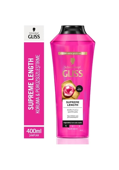 Supreme Length Uzun Saçlara Özel Şampuan 400 Ml X 4 Adet