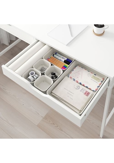 Ikea Nojıg Kutu, Bej, 10x10x5 Cm