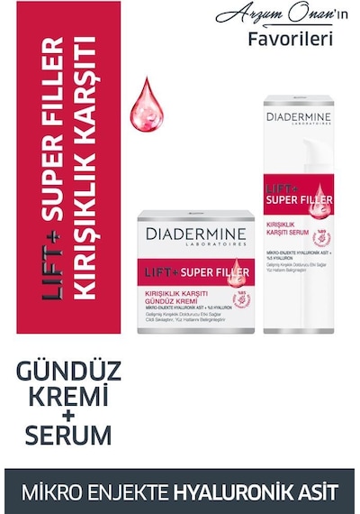Diadermine Lift+Super Filler Gündüz Kremi + Serum 40 ML
