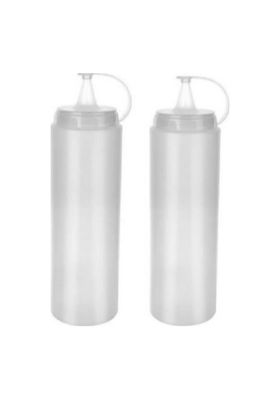 700 Ml Sos Şişesi Ap-9029 Şeffaf 2 Adet Gri Diğer