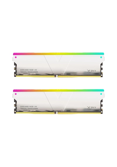 Manta Xsky Rgb 32gb 2x16gb Ddr5 6400mt/s Cl32 1.4v, Amd Expo Uyumlu, Sk Hynix Ic, Beyaz Masaüstü Bellek Ram / Tmxsal