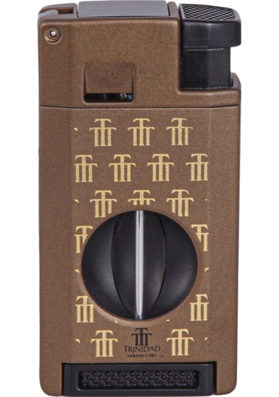 Çift Torch Pürmüz Trinidad Özel Üretim Dahili Delici & V Kesici Metal Puro Çakmağı - Tr7920