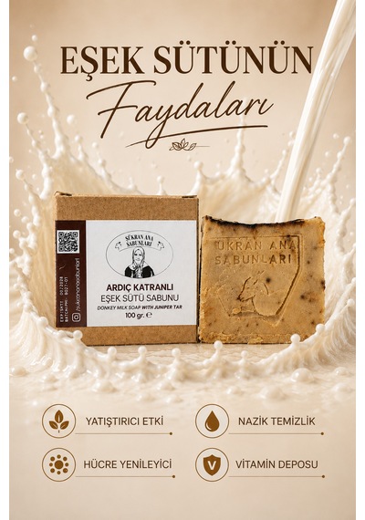 Ardıç Katranlı Eşek Sütü Sabunu 100 Gr