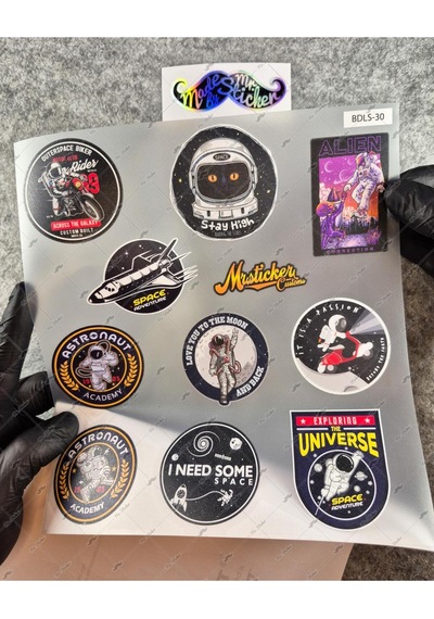 Bdls30 Küçük Boy 10lu Sticker Seti