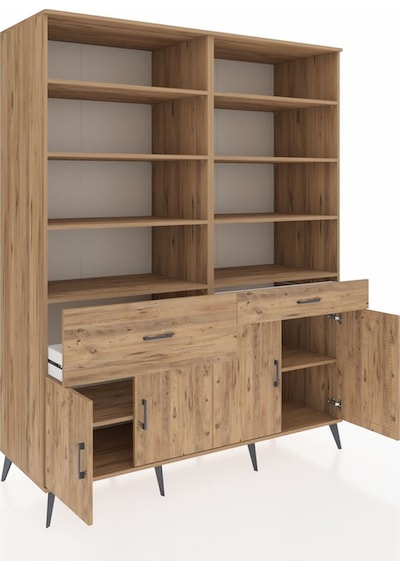 Kronos Gardrop 10 Raflı 2 Çekmeceli 4 Kapaklı 176x59x221 Çam-çam Çam Kronos Gardrop 10 Raflı 2 Çekmeceli 4 Kapaklı 176x59x221 Çam-çam Çam