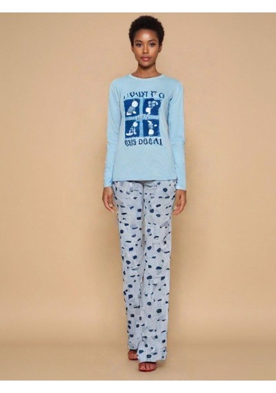 Novavita Yenihayat Mavi Pijama Takımı