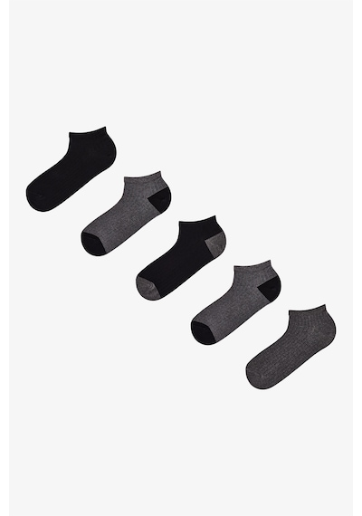 Penti Erkek Lacivert Melanj Black Comfort 5 Çift Patik Çorap