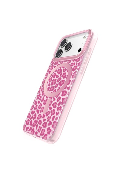 İphone 17 Pro Max Uyumlu Kılıf M-safe Şarj Özellikli Zore Paris Veyro Tpu Kapak Pembe