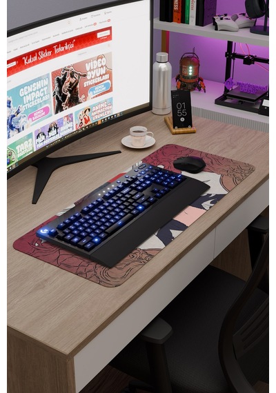 Dororo Anime V1 - 70x30 Xl Gaming Kauçuk Kaymaz Taban Mouse Pad Fare Altlığı