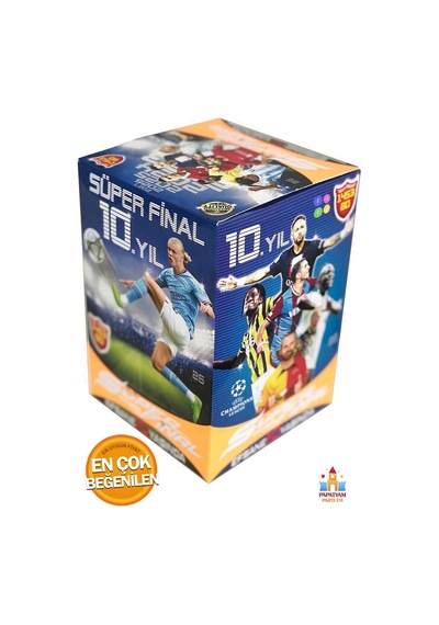Yıl Güncel Transferler Futbol Oyun Kartları - Süper Final Oyun Kartı 200 Paket 400 Adet 2017-202