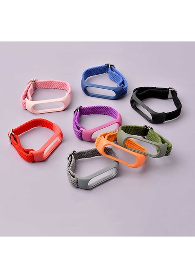 Xiaomi Mi Band 4 Mi Band 3 Kordon Tokalı Örgü Kordon