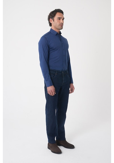 Bisse Erkek 5 Cepli Yıkamalı Jean Denim Pantolon Koyu Lacivert Pnj25k25202 40 K.Lacivert