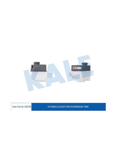 KALE OTO Radyatör 348780 Radyatör Yedek Su Deposu Kapaklı Accent Era 1.5 CRDI 1.4 1.6 06-