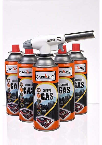 Merttools Camping 5 Li Torch Kamp Hazır Pürmüz Seti Yeni Eco Model Turuncu