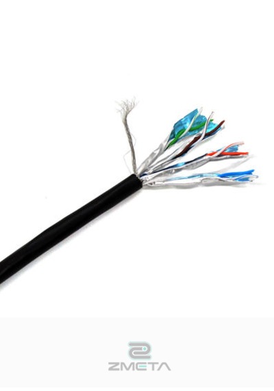 Beek Cat7 Saf Bakır S/ftp Awg23 Spe Dış Mekan İnternet Data Kablosu, Siyah Renk