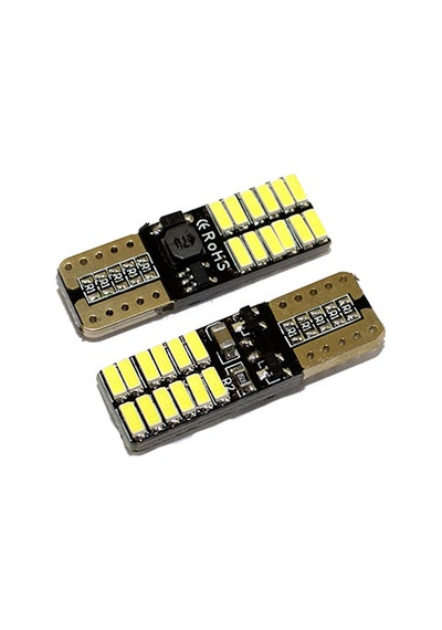 Space Dekoratif Led Ampul T10 24 Smd Canbus'Lı Beyaz 12V/ Laam627