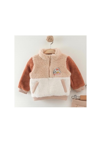 Altıntaş Baby Wild Peluş Fermuar Yakalı Sweat Ve Şardonlu Alt Premium Kalite Ürün Taba Taba