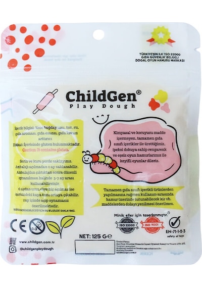 ChildGen 125gr Kartuş Oyun Hamuru - Beyaz
