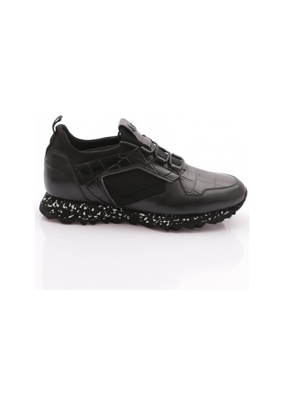 Dgn 5105 Erkek Bağcikli Sneakers Ayakkabi Siyah