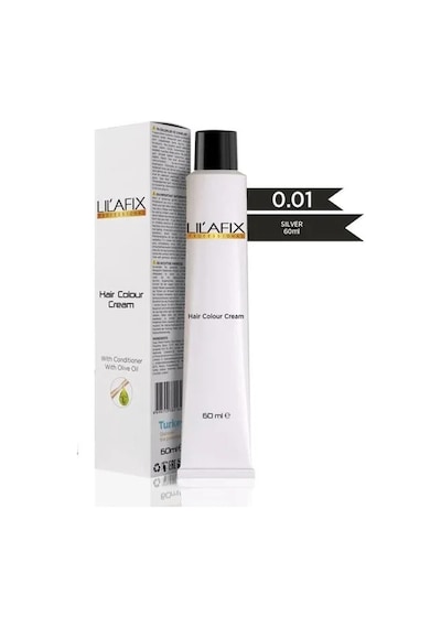 Lilafix Profesyonel Tüp Saç Boyası 60ml - 0.01 Silver