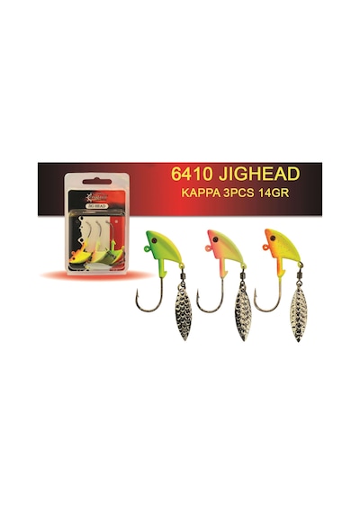 Captain Jig Head Kappa 3lü Mix Set Kaşıklı Jig Head