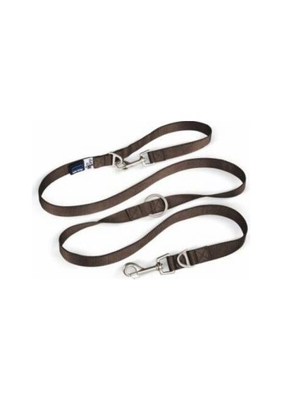 Naylon Ayarlanabilen Köpek Gezdirme Tasması Brown Large