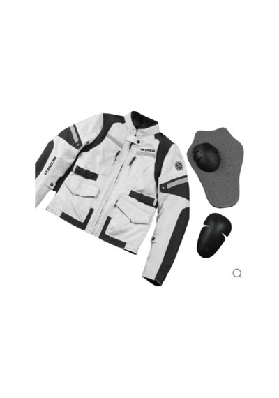 Scoyco Jk122 Motosiklet Montu Kadın 4 Mevsim Oxford 600-d Dayanıklı Kumaş Motorcu Mont Women Grey