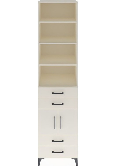 Hyperion Dolap 5 Raflı 4 Çekmeceli 2 Kapaklı 60x44x243 Aytaşı... Aytaşı