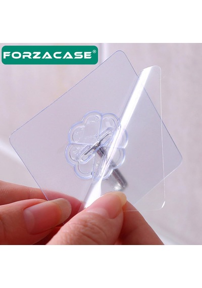 Ultra Güçlü 5 Adet Vantuzlu Banyo Mutfak Raf Askısı - Fc621 Şeffaf