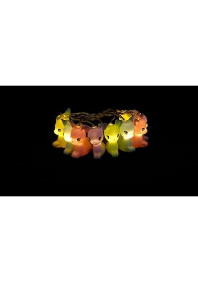 Dhink Deer String Ledli Zincir Gece Lambası Çok Renkli