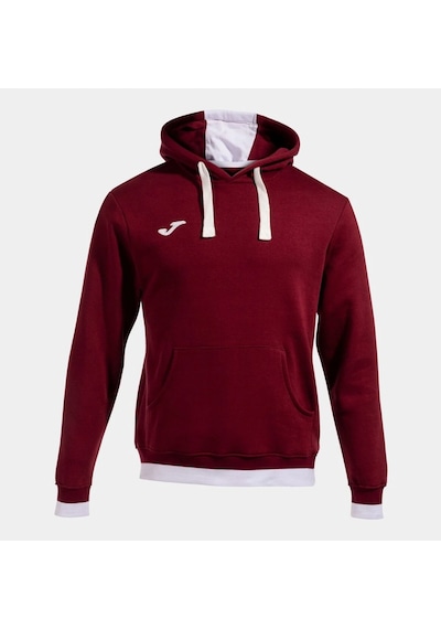 Joma Confort Iı Hoodıe Burgundy Whıte Sweatshirt Siyah