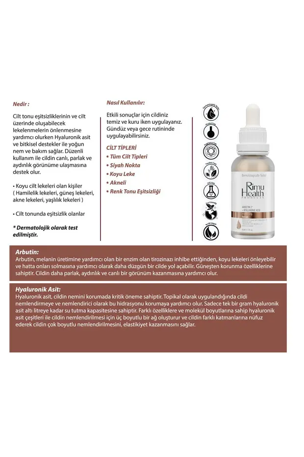 Rimu Health Products Siyah Nokta, Sivilce Karşıtı Ve Cilt Tonu Eşitleyici Yoğun Nemlendiricili Cilt Bakım Seti