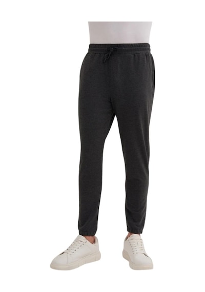 Cazador Slim Fit Pamuk Karışımlı Likralı 2 İplik Eşofman Altı Antrasit