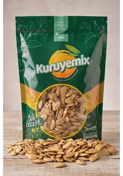 Özel Çifte Kavrulmuş Kabak Çekirdeği - Taze, Tuzlu Ve Çok Lezzetli 1kg