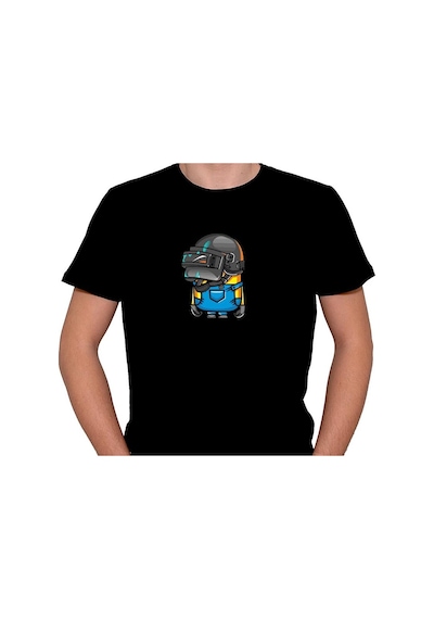 Minions Pubg Kask Sniper Savaşçı Tişört Unisex T-shirt 001