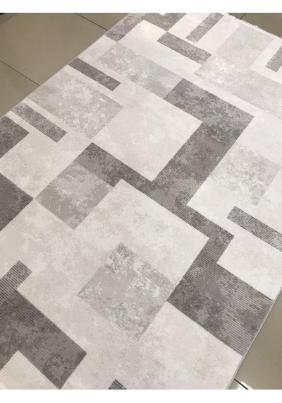 Merinos Halı Vista 76585 096 Serisi Triko Akrilik Salon Oturma Yatak Odası Halısı Gri