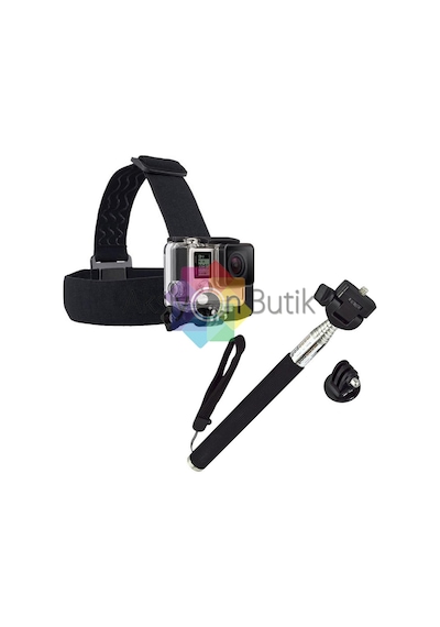 Sjcam Kafa Bandı Ve Monopod Seti