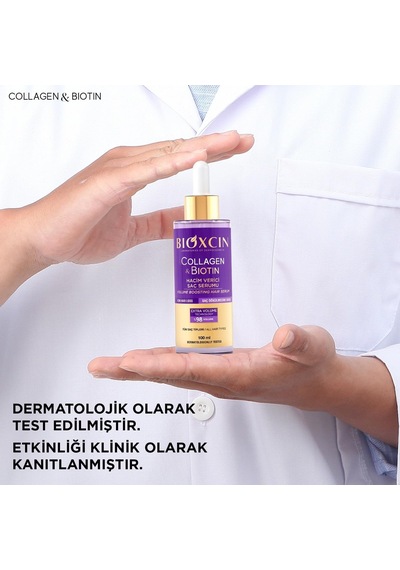 Tr Collagen & Biotin Saç Serumu 100 Ml Saç Dökülmesine Karşı, Hacimlendirici, Hidrolize Kolajen, Biotin Ve Bio