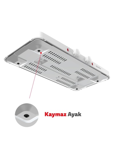 Simfer HP2500W Hot Plate İki Gözlü Elektrikli Ocak Beyaz