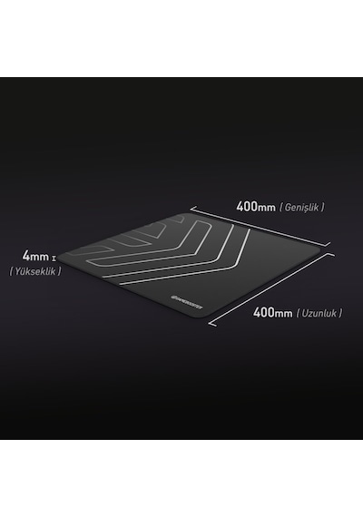 Gamebooster Mp400 400x400x4mm Kaymaz Tabanlı Su Geçirmez Hassas Yüzeyli Gamıng Mousepad