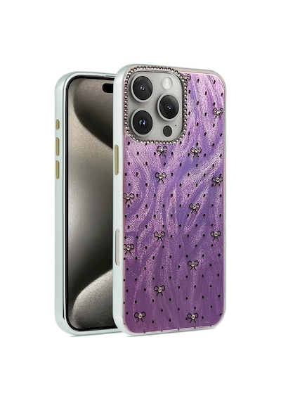 Newface - 675 - Apple iPhone Uyumlu 16 Pro Kılıf Blade Aynalı Desenli Kapak - - Glblseme - Desen 2