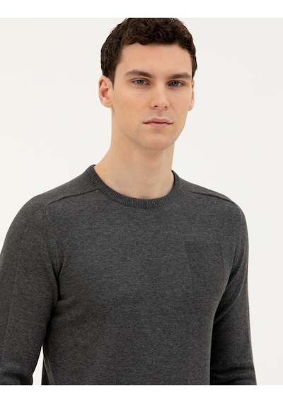 Pierre Cardin Erkek Koyu Gri Triko Kazak 50281779-vr080 Koyu Gri Pierre Cardin Erkek Koyu Gri Triko Kazak 50281779-vr080 Koyu Gri