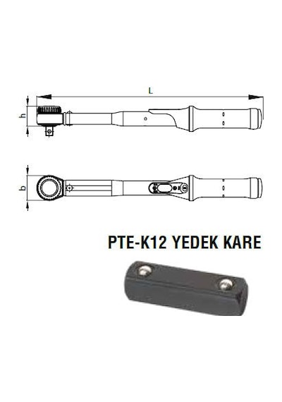 Gav 1/2'' Tork Anahtarı 70-330 Nm Pte-330