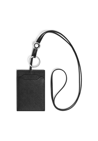Mont Blanc Montblanc Sartorial Deri Askılı 3 Bölmeli Kartlık 223059 Siyah