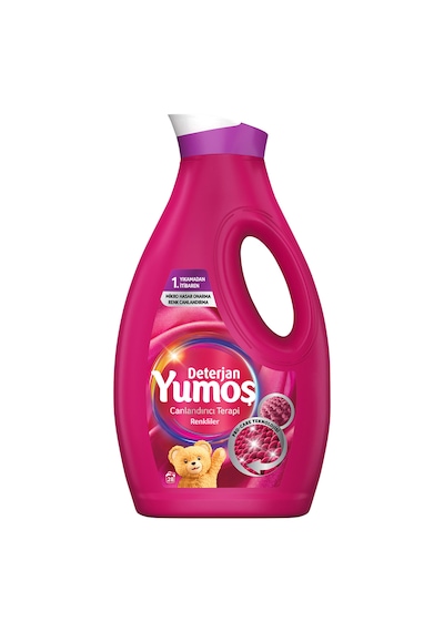 Yumoş Sıvı Bakım Deterjanı Renkliler 6'lı Dev Fırsat Paketi - 6 X 1690 Ml - Toplam 168 Yıkama 1690 ML
