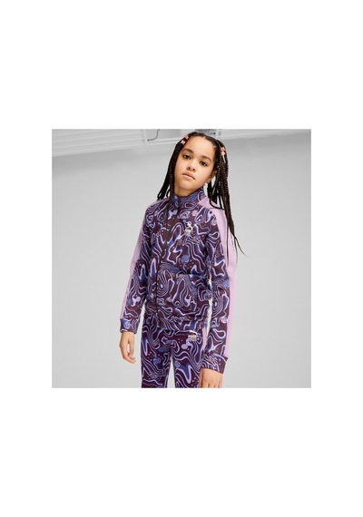Puma 62644344 Track Jacket Tr Midnight Plum Çocuk Zıp Hoodıe 13 - 14 Yaş Mor