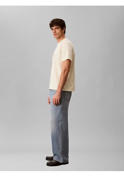 Calvin Klein Ss Hero Monologo Tee, 486 Sarı Erkek T-shirt